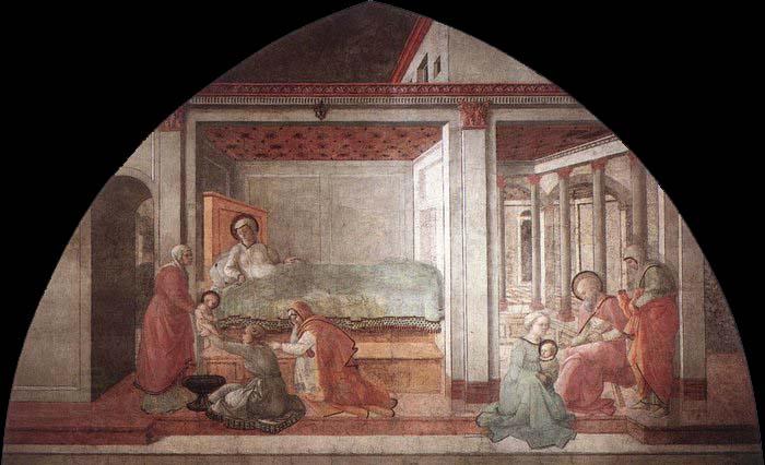 Fra Filippo Lippi Birth and Naming St John China oil painting art